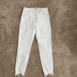 Abercrombie & Fitch High Rise Super Skinny Ankle Jeans